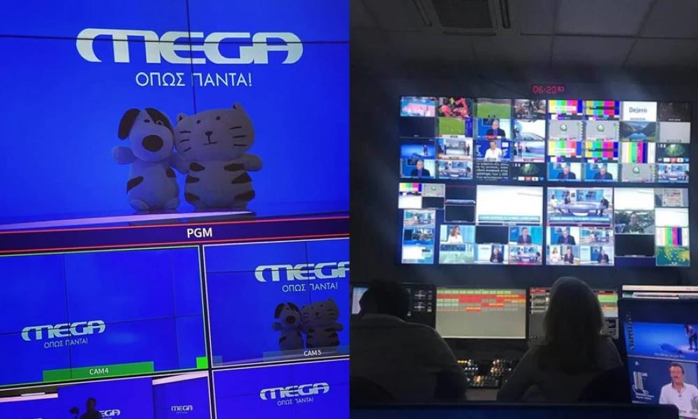 Δείτε τι γινόταν πίσω από τις κάμερες όταν βγήκε στον αέρα το Mega